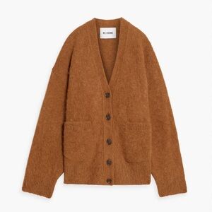 RE/DONE Oversized Alpaca Blend 90's Cardigan Size XS in Camel
